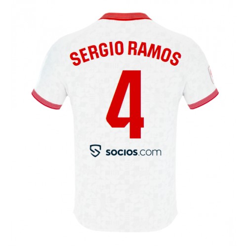 Sevilla Sergio Ramos #4 Domaci Dres 2023-24 Kratak Rukav